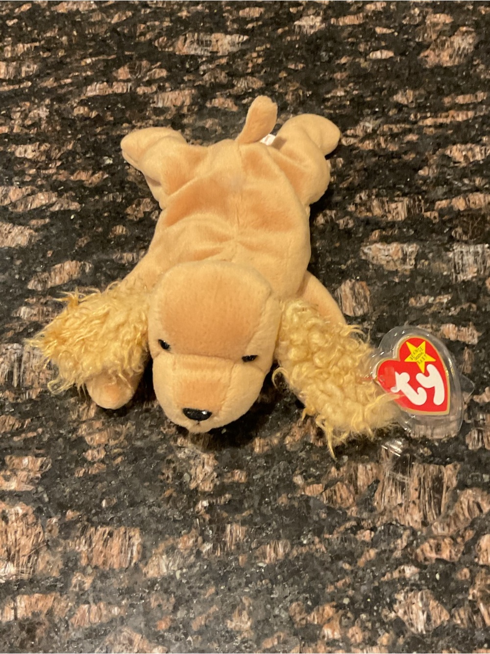 TY Beanie Baby Golden Cocker Spaniel Plush